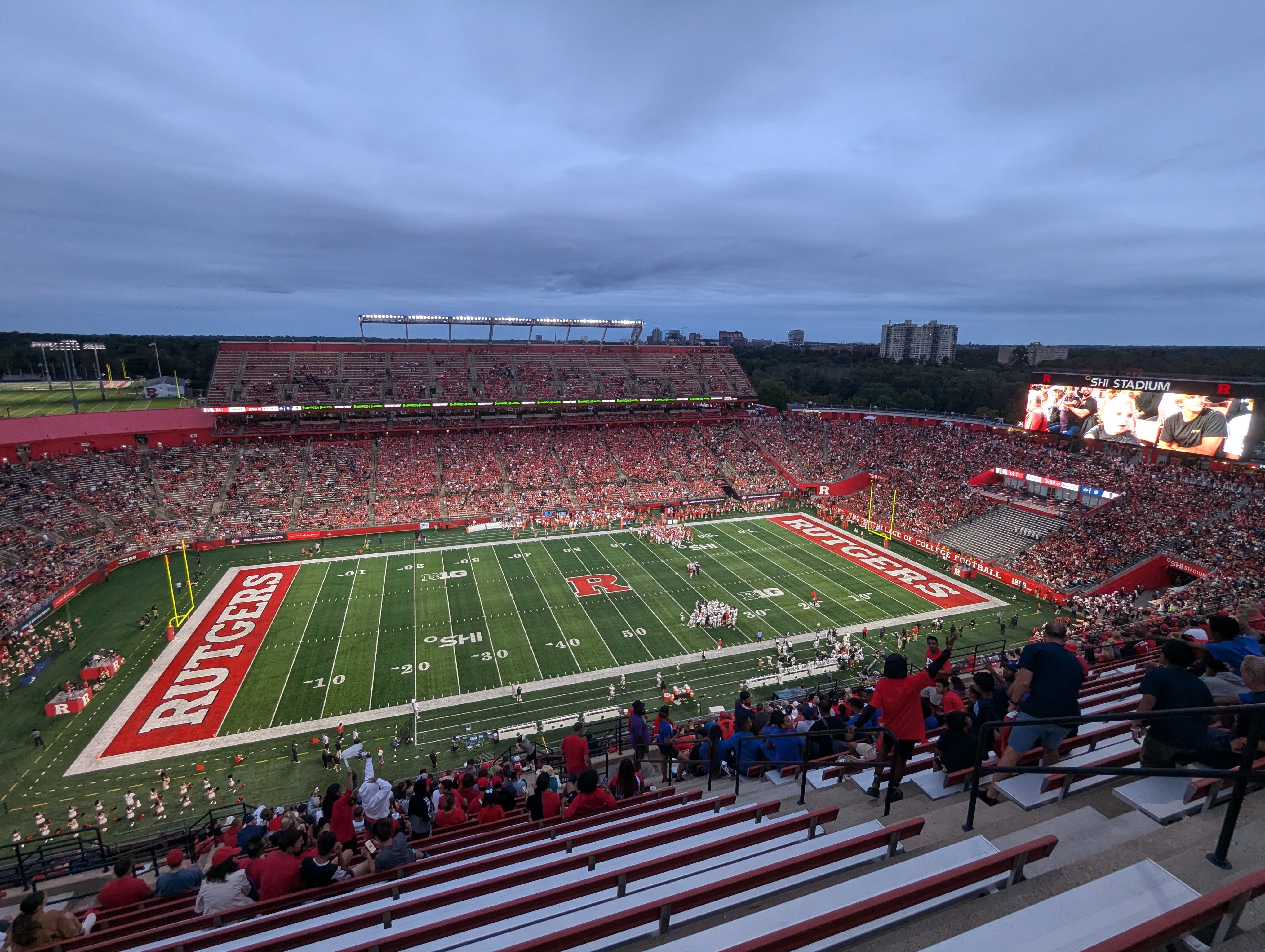 Rutgers versus Army game, filmed for the opening sequence